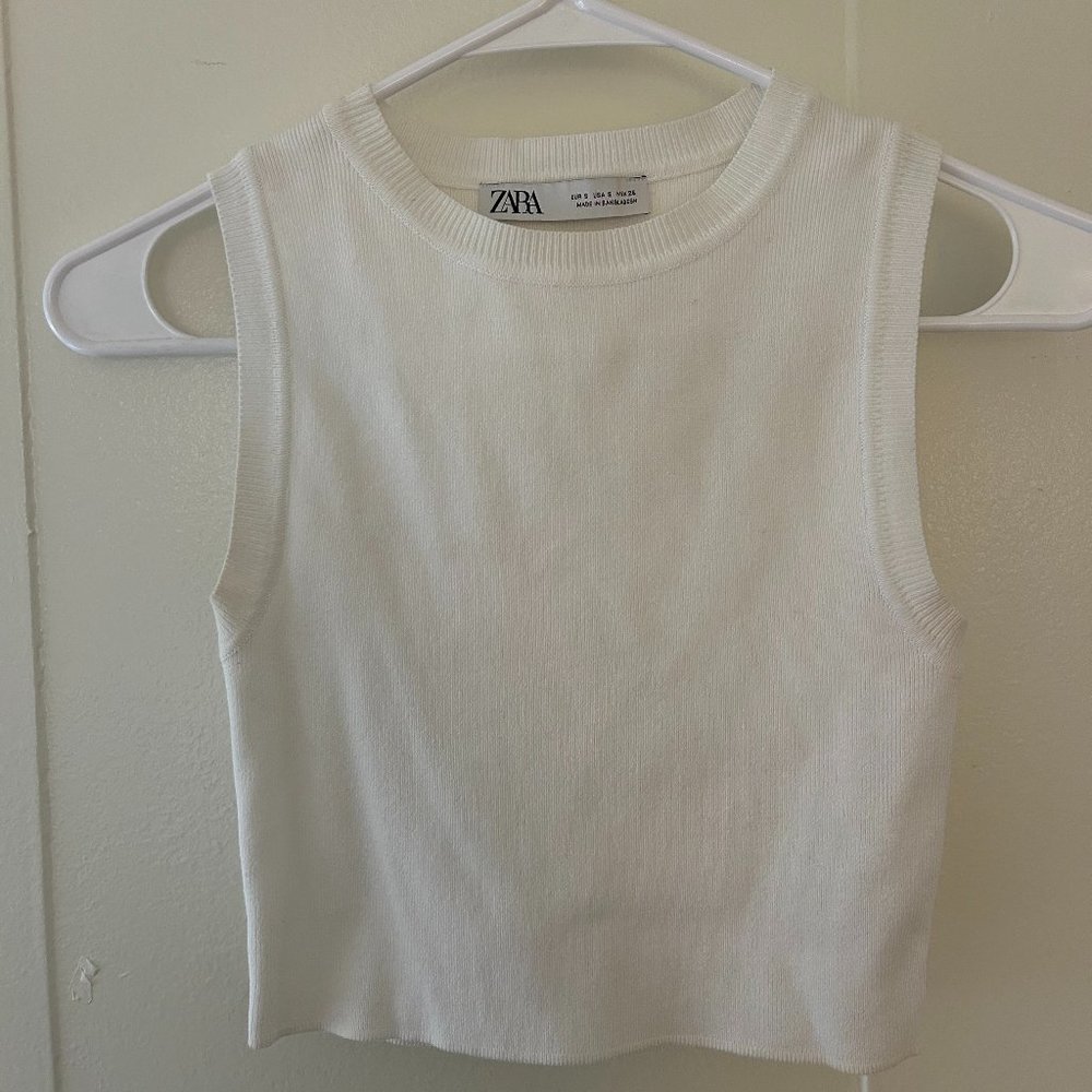Cute Zara Sweater Tank Top